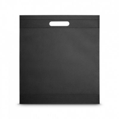 Black D Cut Non Woven Bag 40 30cm AWMeco